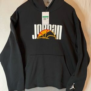 Air Jordan Sport DNA Graphic Active Hoodie DC9639-010 Men’s Size XL Black.